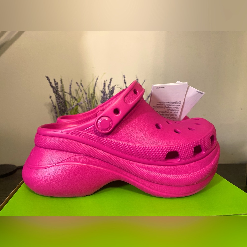 Brand new platform crocs
